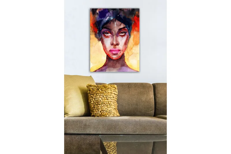 Dekorativ Canvastavla 50x70 cm - Flerfärgad - Inredning & dekor - Tavlor & konst - Canvastavla