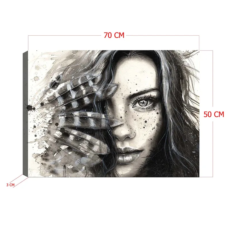 Dekorativ Canvastavla 50x70 cm - Flerfärgad - Inredning & dekor - Tavlor & konst - Canvastavla