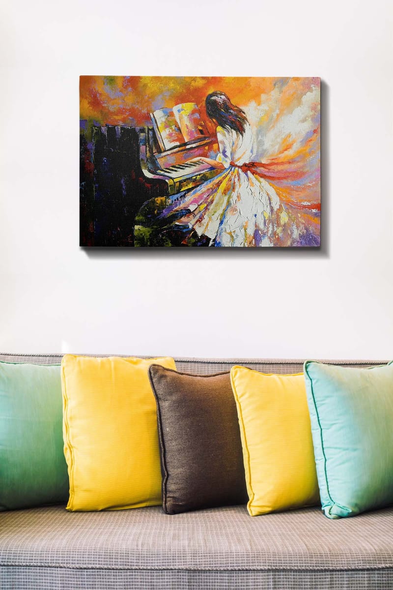 Dekorativ Canvastavla 50x70 cm - Flerfärgad - Inredning & dekor - Tavlor & konst - Canvastavla