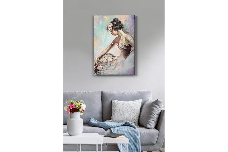 Dekorativ Canvastavla 50x70 cm, Flerfärgad