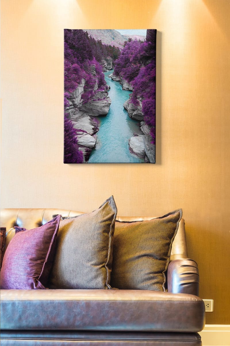 Dekorativ Canvastavla 50x70 cm - Flerfärgad - Inredning & dekor - Tavlor & konst - Canvastavla