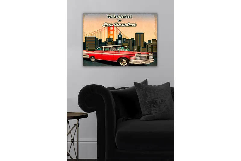 Dekorativ Canvastavla 50x70 cm - Flerfärgad - Inredning & dekor - Tavlor & konst - Canvastavla