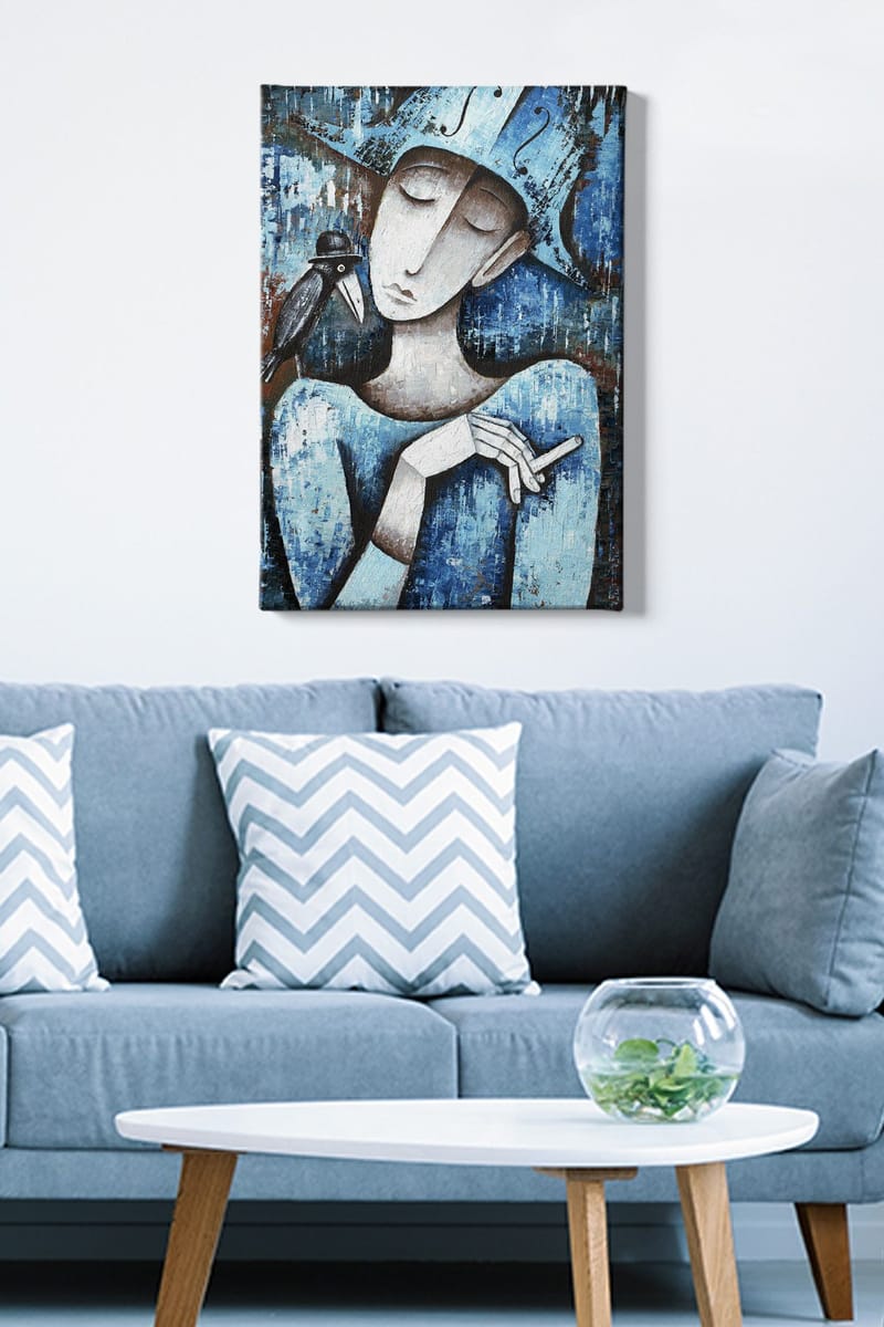 Dekorativ Canvastavla 50x70 cm - Flerfärgad - Inredning & dekor - Tavlor & konst - Canvastavla