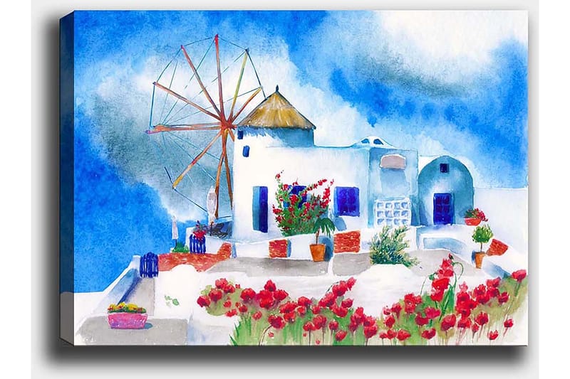 Dekorativ Canvastavla 50x70 cm - Flerfärgad - Inredning & dekor - Tavlor & konst - Canvastavla