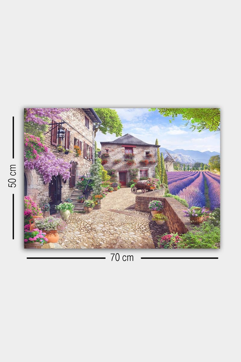 Dekorativ Canvastavla 50x70 cm - Flerfärgad - Inredning & dekor - Tavlor & konst - Canvastavla