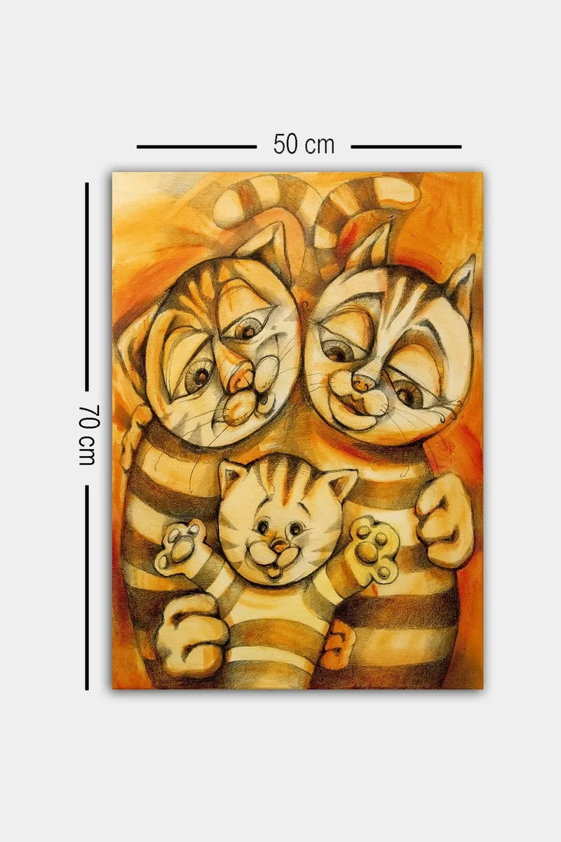 Dekorativ Canvastavla 50x70 cm - Flerfärgad - Inredning & dekor - Tavlor & konst - Canvastavla