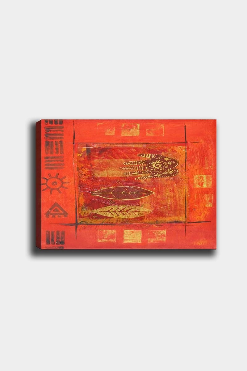 Dekorativ Canvastavla 50x70 cm - Flerfärgad - Inredning & dekor - Tavlor & konst - Canvastavla