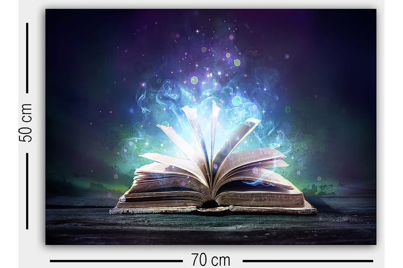 Dekorativ Canvastavla 50x70 cm - Flerfärgad - Inredning & dekor - Tavlor & konst - Canvastavla