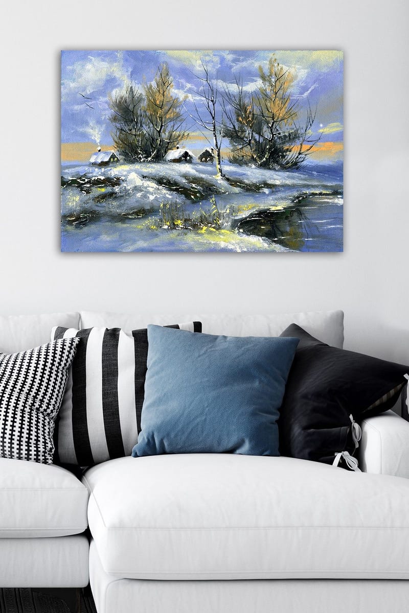 Dekorativ Canvastavla 50x70 cm - Flerfärgad - Inredning & dekor - Tavlor & konst - Canvastavla