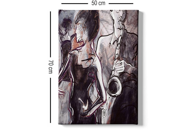 Dekorativ Canvastavla 50x70 cm - Flerfärgad - Inredning & dekor - Tavlor & konst - Canvastavla