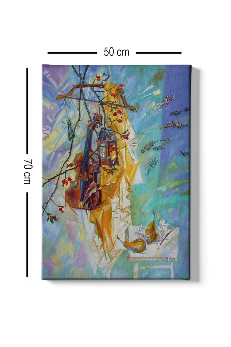 Dekorativ Canvastavla 50x70 cm - Flerfärgad - Inredning & dekor - Tavlor & konst - Canvastavla