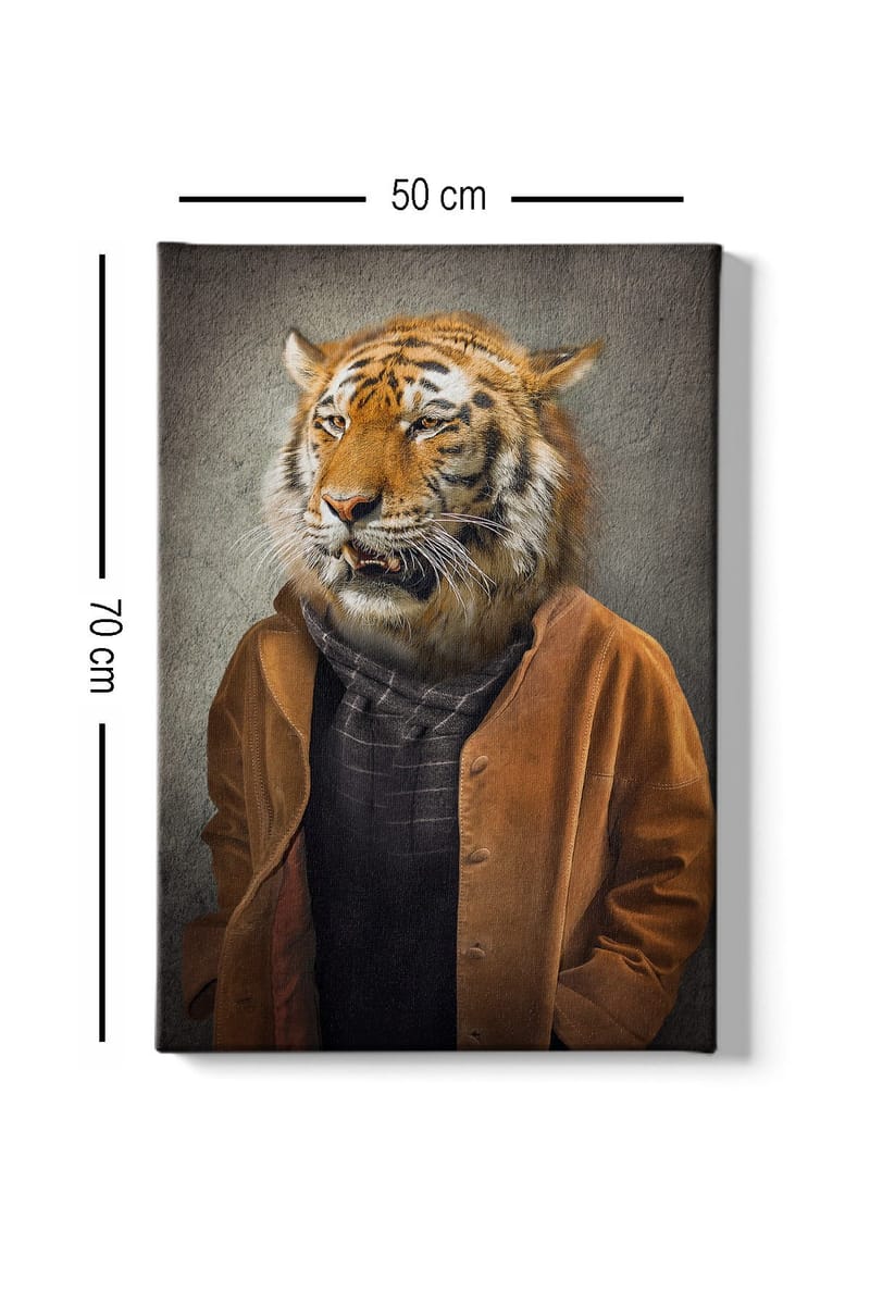 Dekorativ Canvastavla 50x70 cm - Flerfärgad - Inredning & dekor - Tavlor & konst - Canvastavla