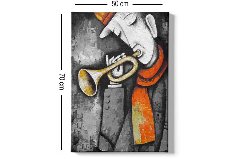 Dekorativ Canvastavla 50x70 cm - Flerfärgad - Inredning & dekor - Tavlor & konst - Canvastavla