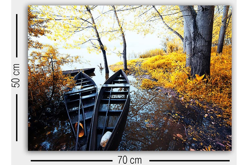 Dekorativ Canvastavla 50x70 cm - Flerfärgad - Inredning & dekor - Tavlor & konst - Canvastavla