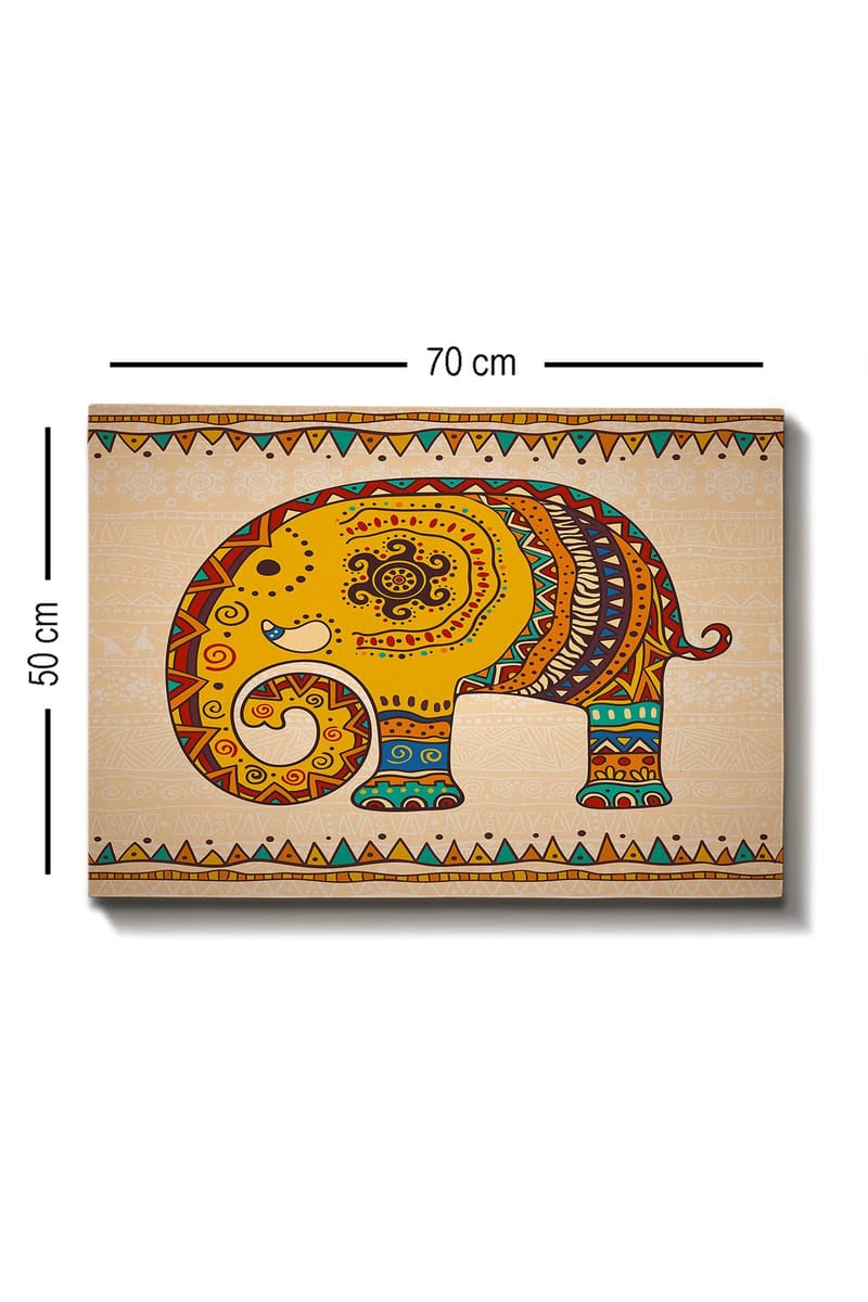 Dekorativ Canvastavla 50x70 cm - Flerfärgad - Inredning & dekor - Tavlor & konst - Canvastavla