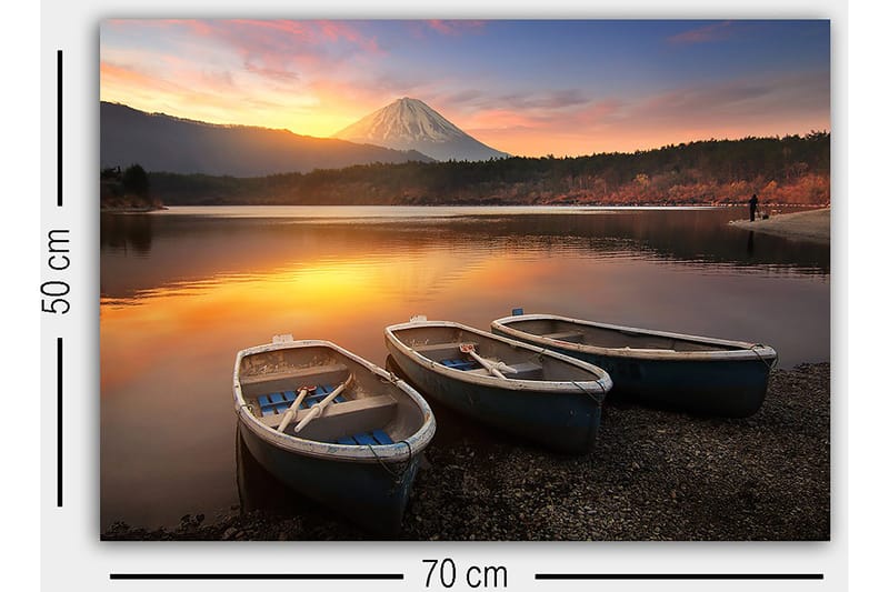 Dekorativ Canvastavla 50x70 cm - Flerfärgad - Inredning & dekor - Tavlor & konst - Canvastavla