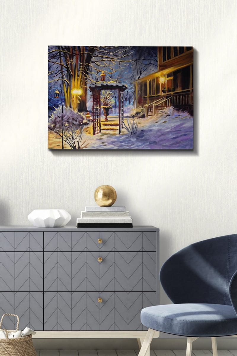 Dekorativ Canvastavla 50x70 cm - Flerfärgad - Inredning & dekor - Tavlor & konst - Canvastavla