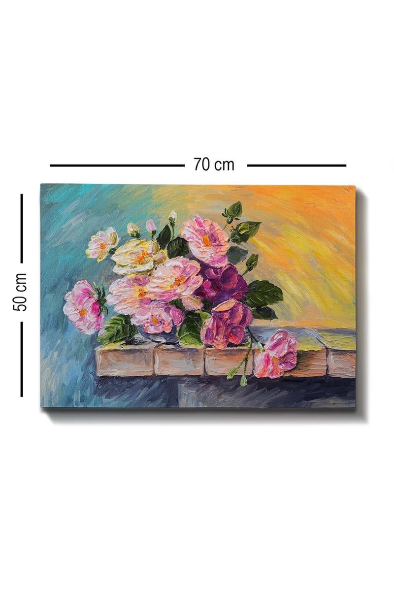 Dekorativ Canvastavla 50x70 cm - Flerfärgad - Inredning & dekor - Tavlor & konst - Canvastavla