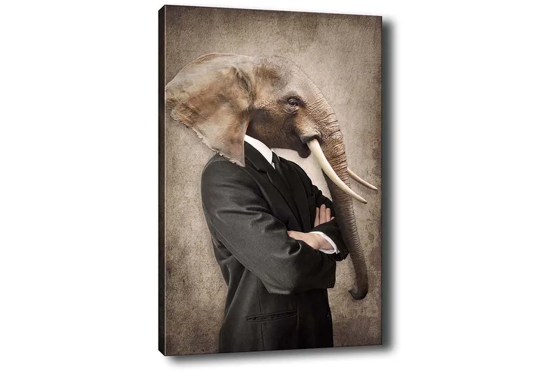 Dekorativ Canvastavla 50x70 cm - Flerfärgad - Inredning & dekor - Tavlor & konst - Canvastavla