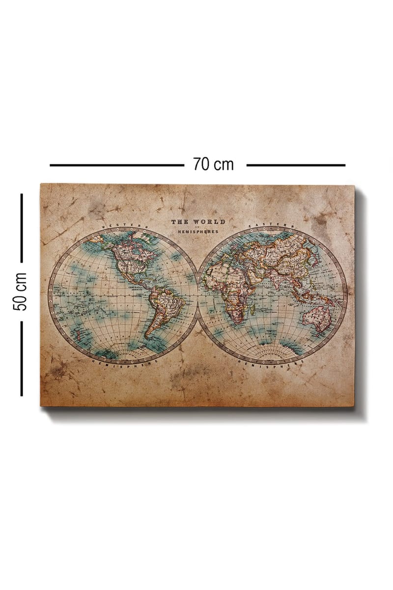 Dekorativ Canvastavla 50x70 cm - Flerfärgad - Inredning & dekor - Tavlor & konst - Canvastavla