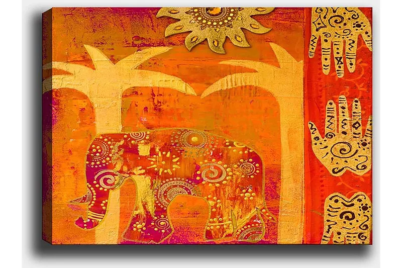 Dekorativ Canvastavla 50x70 cm - Flerfärgad - Inredning & dekor - Tavlor & konst - Canvastavla