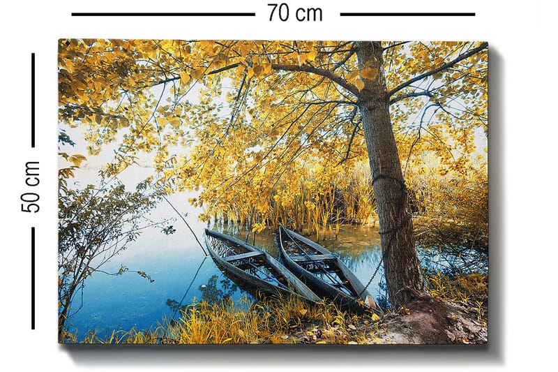 Dekorativ Canvastavla 50x70 cm - Flerfärgad - Inredning & dekor - Tavlor & konst - Canvastavla