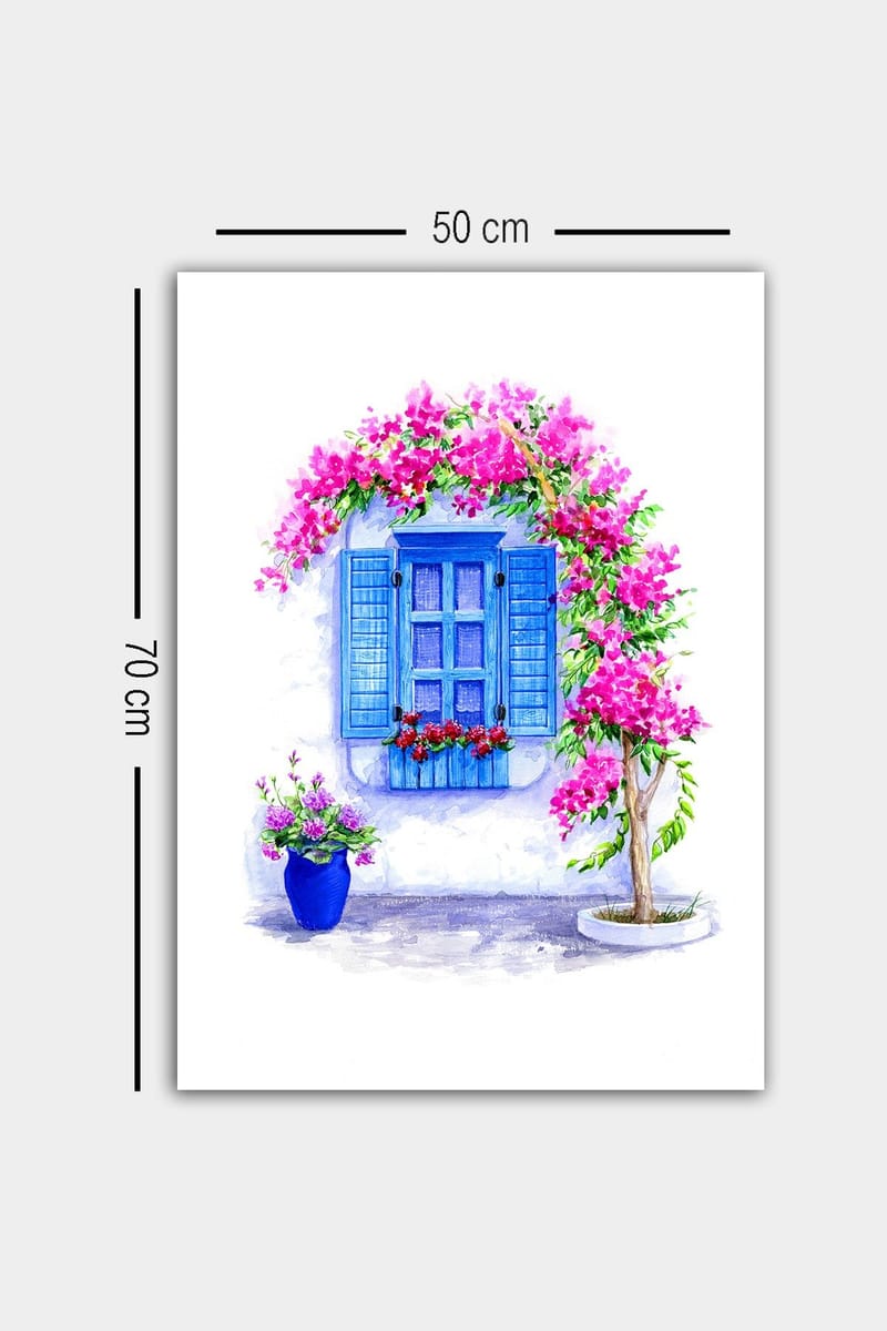 Dekorativ Canvastavla 50x70 cm - Flerfärgad - Inredning & dekor - Tavlor & konst - Canvastavla