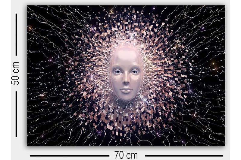 Dekorativ Canvastavla 50x70 cm - Flerfärgad - Inredning & dekor - Tavlor & konst - Canvastavla