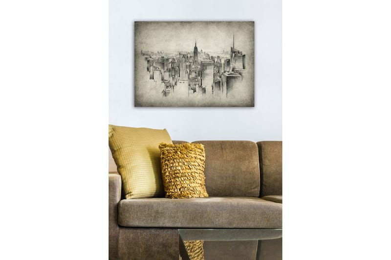 Dekorativ Canvastavla 50x70 cm - Flerfärgad - Inredning & dekor - Tavlor & konst - Canvastavla