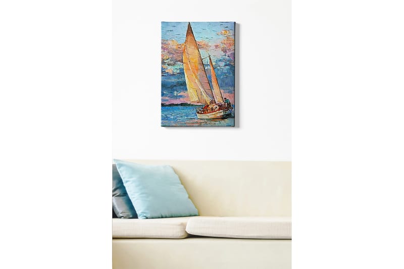 Dekorativ Canvastavla 50x70 cm - Flerfärgad - Inredning & dekor - Tavlor & konst - Canvastavla