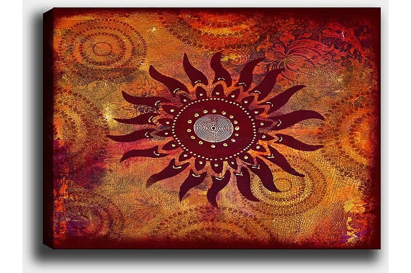 Dekorativ Canvastavla 50x70 cm - Flerfärgad - Inredning & dekor - Tavlor & konst - Canvastavla