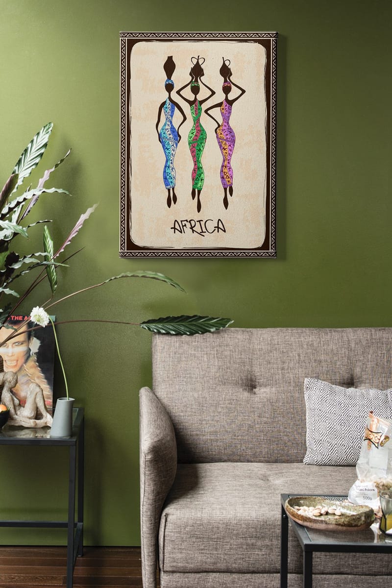 Dekorativ Canvastavla 50x70 cm - Flerfärgad - Inredning & dekor - Tavlor & konst - Canvastavla