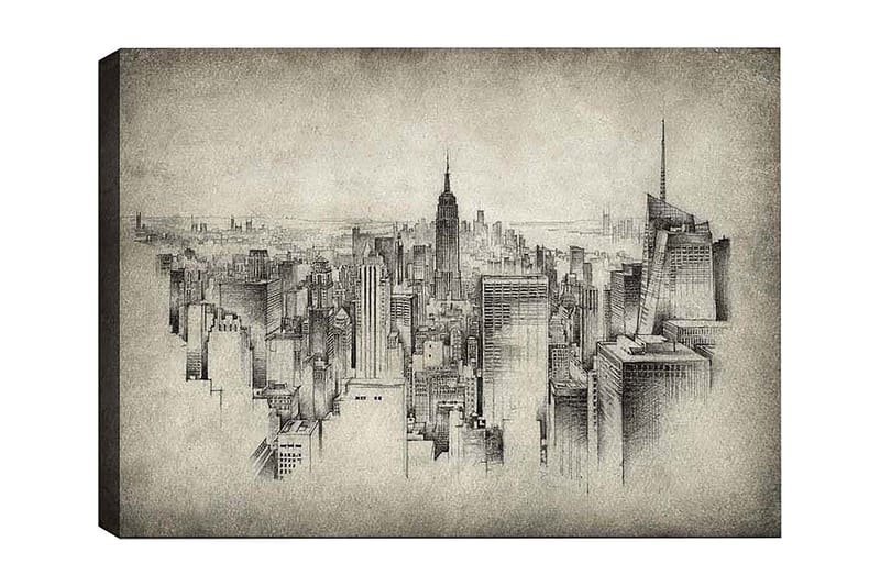 Dekorativ Canvastavla 50x70 cm, Flerfärgad