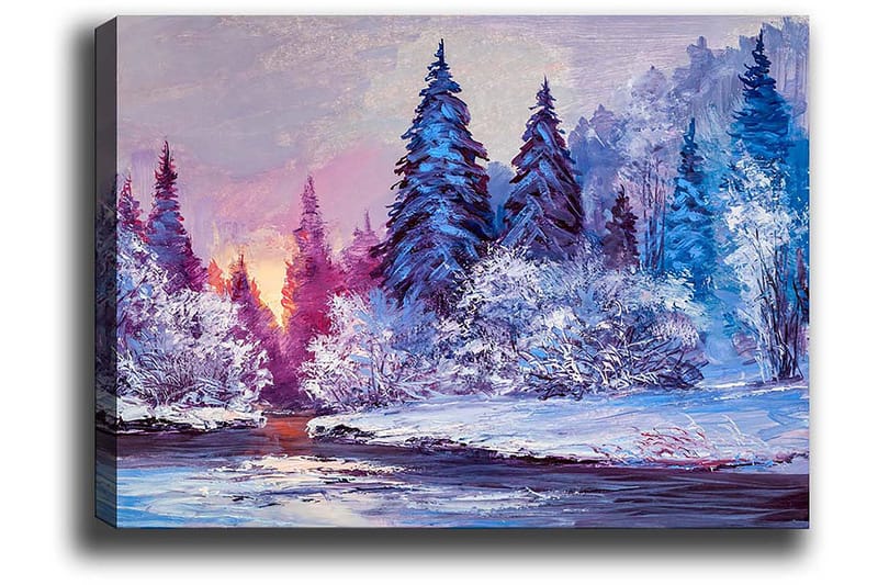 Dekorativ Canvastavla 50x70 cm - Flerfärgad - Inredning & dekor - Tavlor & konst - Canvastavla