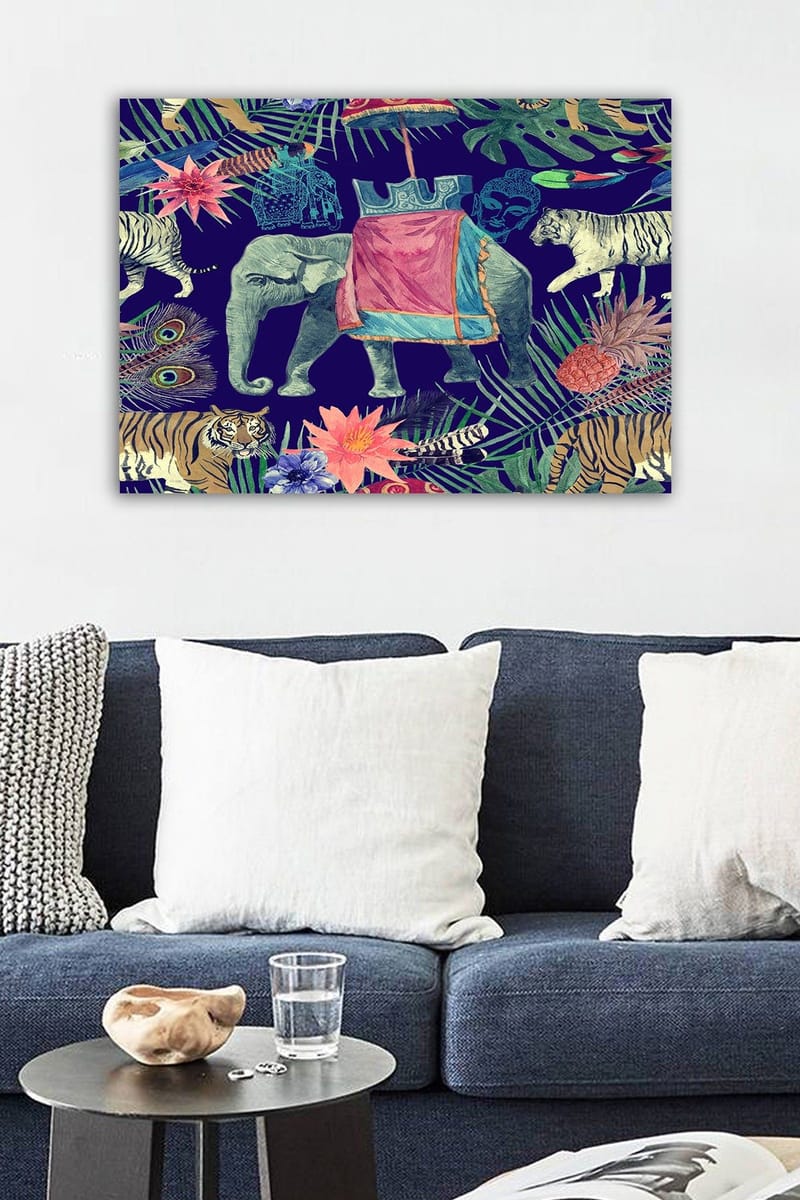 Dekorativ Canvastavla 50x70 cm - Flerfärgad - Inredning & dekor - Tavlor & konst - Canvastavla