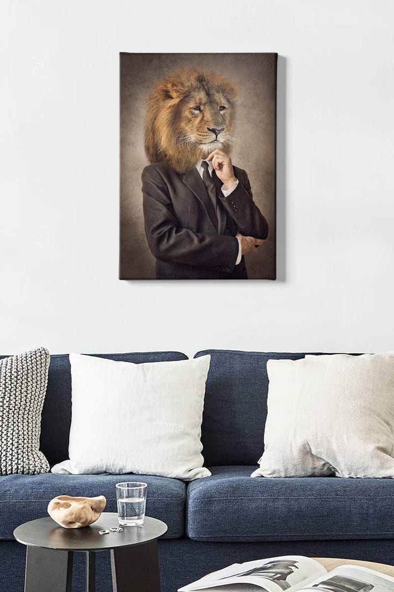 Dekorativ Canvastavla 50x70 cm - Flerfärgad - Inredning & dekor - Tavlor & konst - Canvastavla