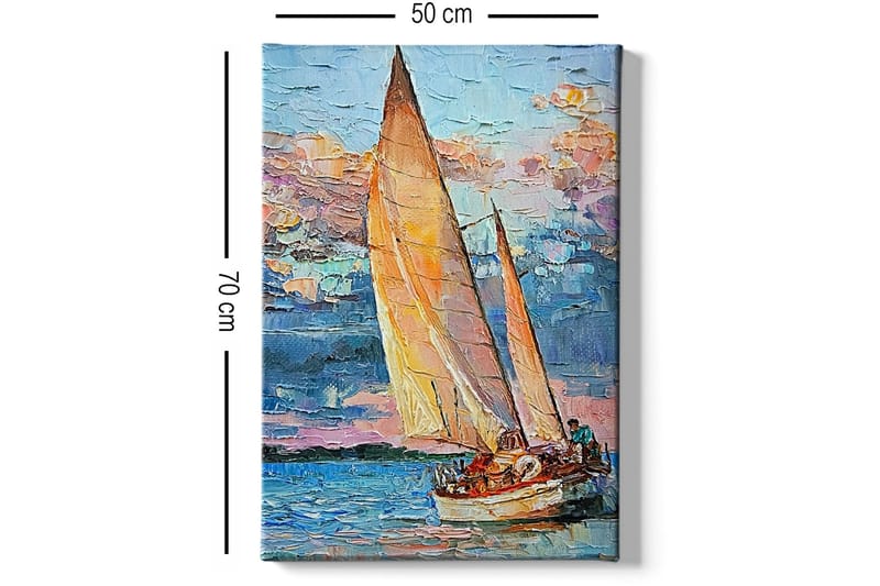 Dekorativ Canvastavla 50x70 cm - Flerfärgad - Inredning & dekor - Tavlor & konst - Canvastavla