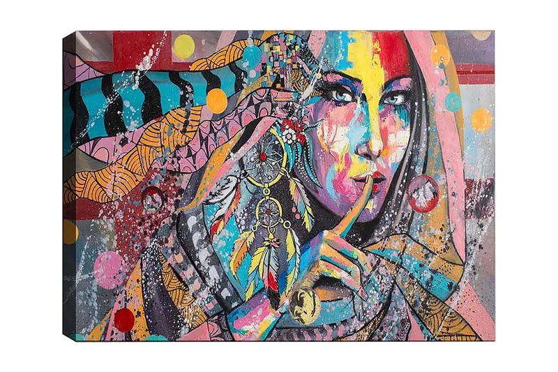 Dekorativ Canvastavla 50x70 cm, Flerfärgad