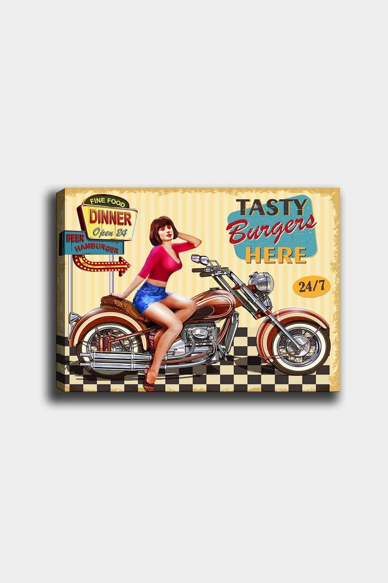 Dekorativ Canvastavla 50x70 cm - Flerfärgad - Inredning & dekor - Tavlor & konst - Canvastavla