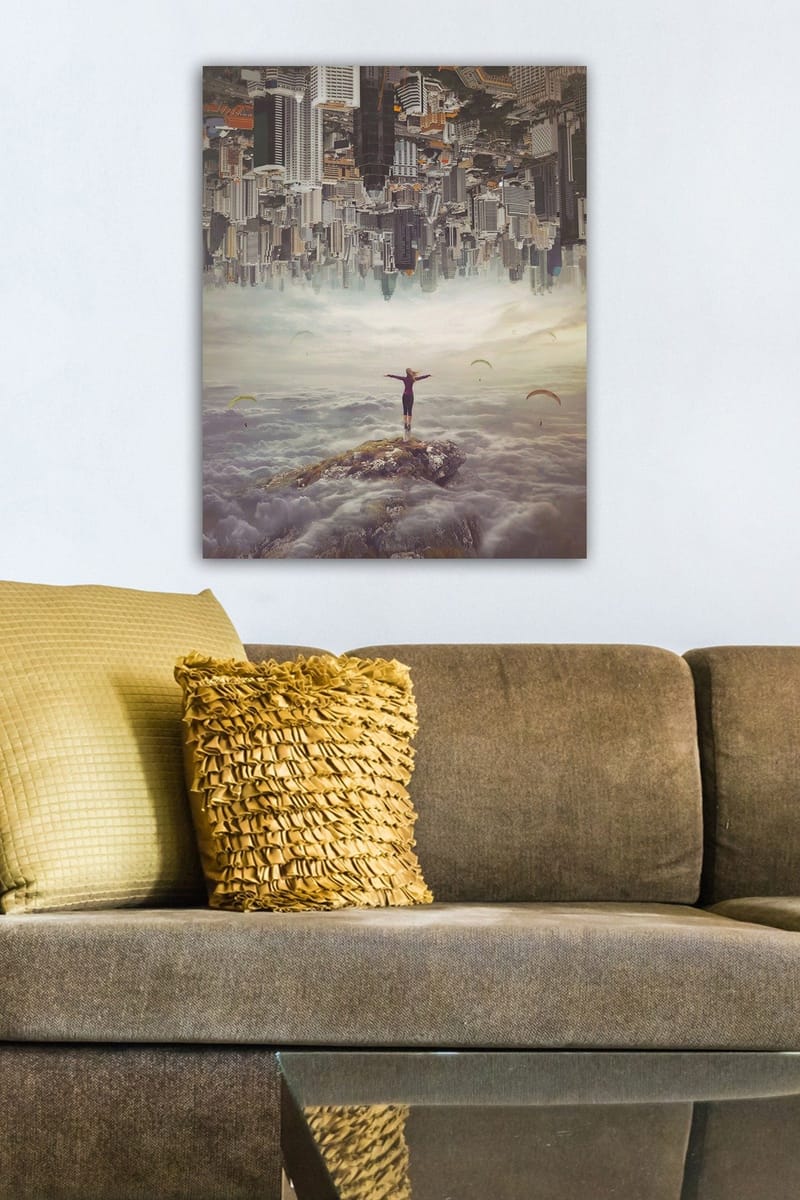 Dekorativ Canvastavla 50x70 cm - Flerfärgad - Inredning & dekor - Tavlor & konst - Canvastavla