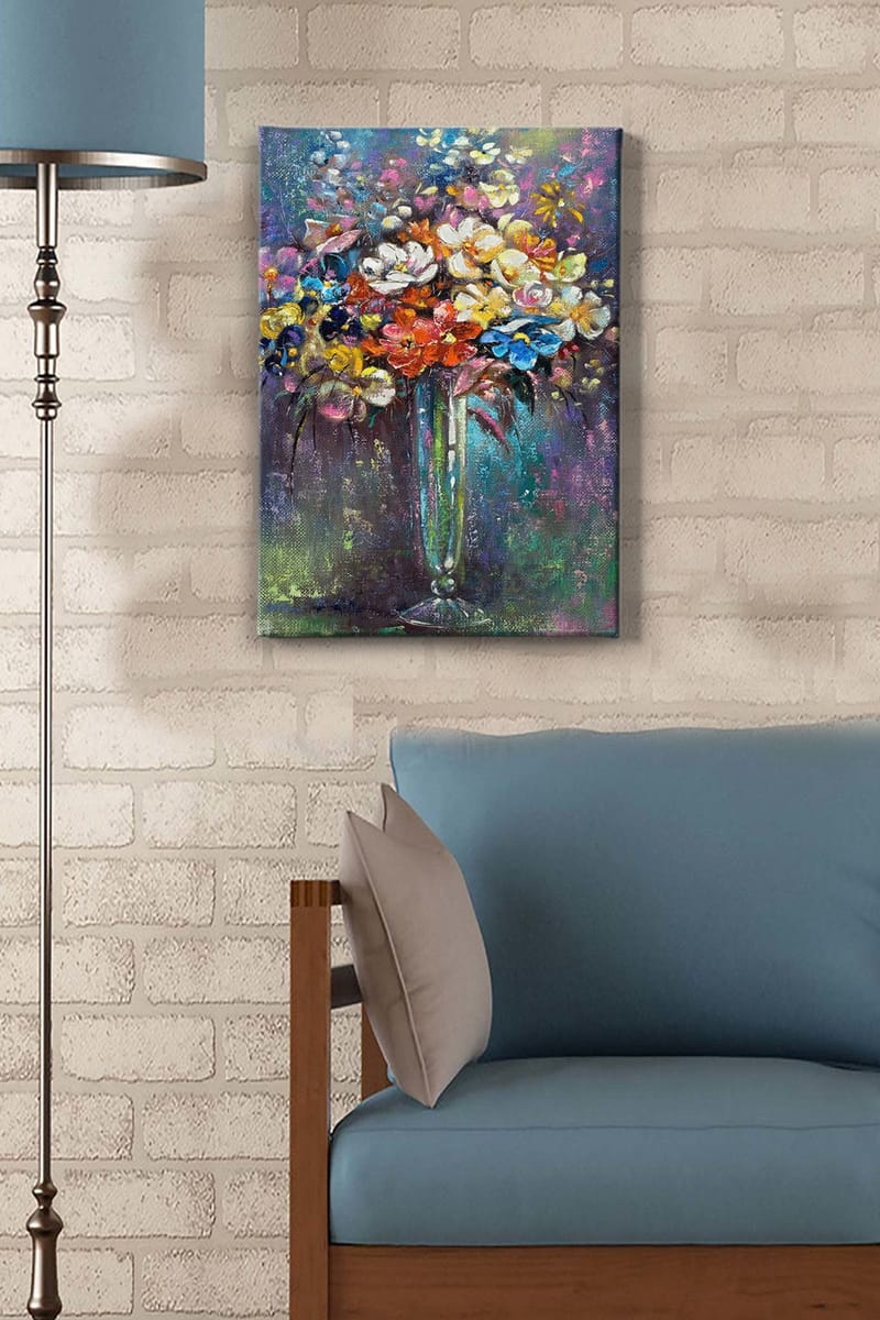 Dekorativ Canvastavla 50x70 cm - Flerfärgad - Inredning & dekor - Tavlor & konst - Canvastavla