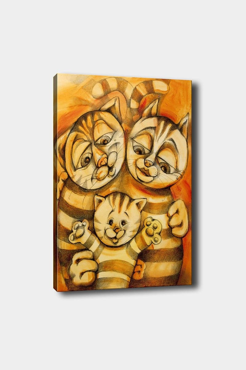 Dekorativ Canvastavla 50x70 cm - Flerfärgad - Inredning & dekor - Tavlor & konst - Canvastavla