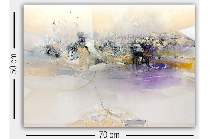 Dekorativ Canvastavla 50x70 cm - Flerfärgad - Inredning & dekor - Tavlor & konst - Canvastavla