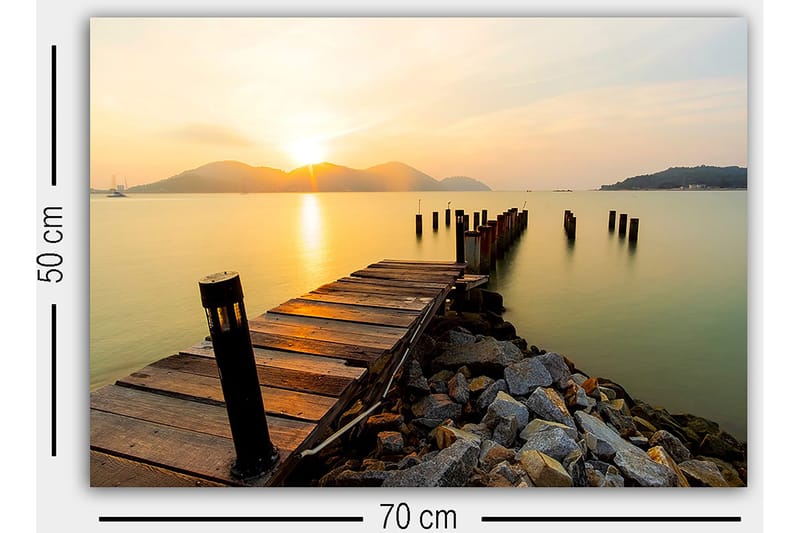 Dekorativ Canvastavla 50x70 cm - Flerfärgad - Inredning & dekor - Tavlor & konst - Canvastavla