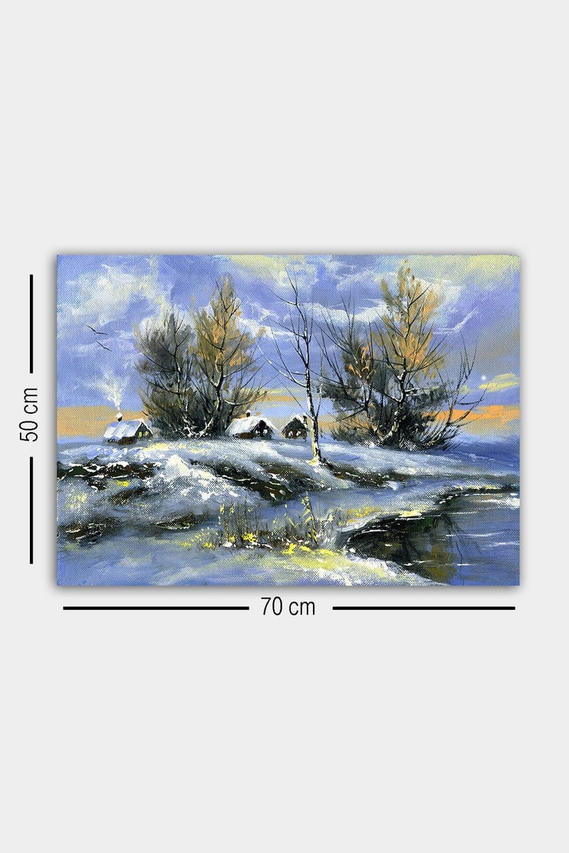 Dekorativ Canvastavla 50x70 cm - Flerfärgad - Inredning & dekor - Tavlor & konst - Canvastavla