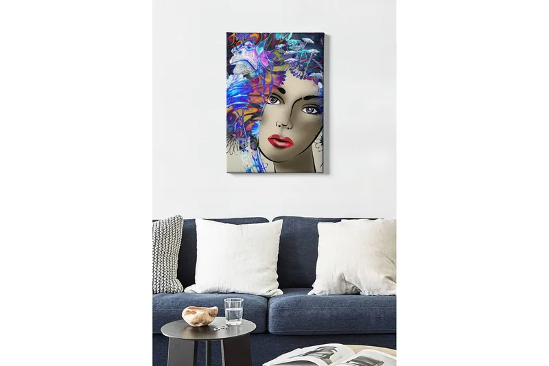 Dekorativ Canvastavla 50x70 cm - Flerfärgad - Inredning & dekor - Tavlor & konst - Canvastavla