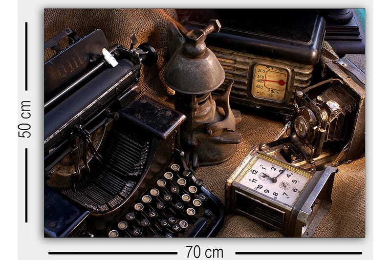 Dekorativ Canvastavla 50x70 cm - Flerfärgad - Inredning & dekor - Tavlor & konst - Canvastavla