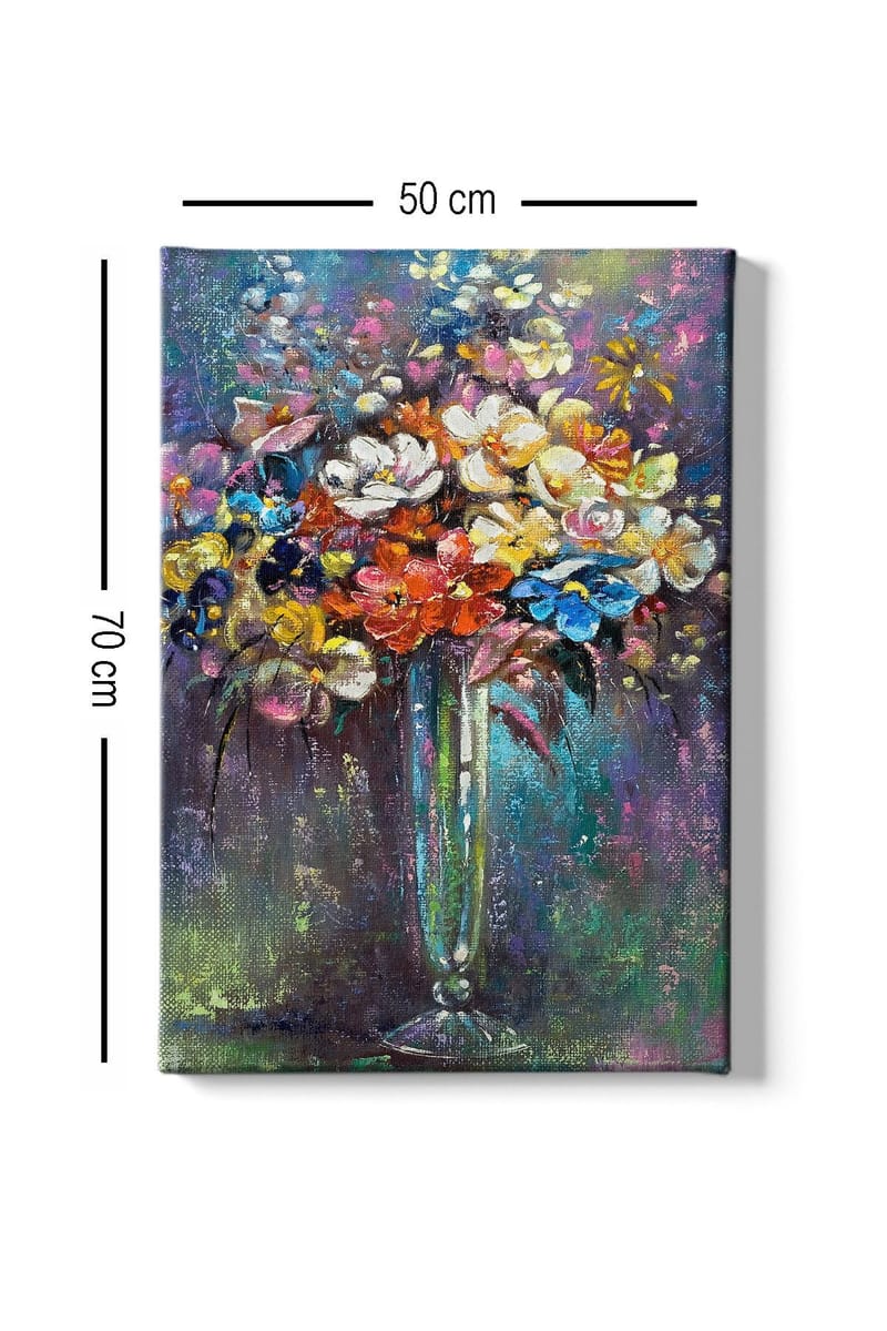 Dekorativ Canvastavla 50x70 cm - Flerfärgad - Inredning & dekor - Tavlor & konst - Canvastavla