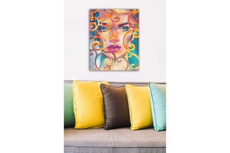 Dekorativ Canvastavla 50x70 cm, Flerfärgad