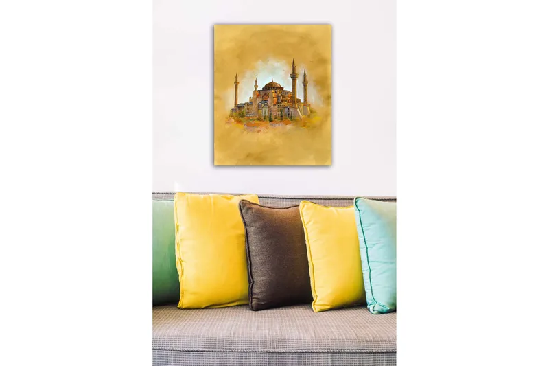 Dekorativ Canvastavla 50x70 cm - Flerfärgad - Inredning & dekor - Tavlor & konst - Canvastavla